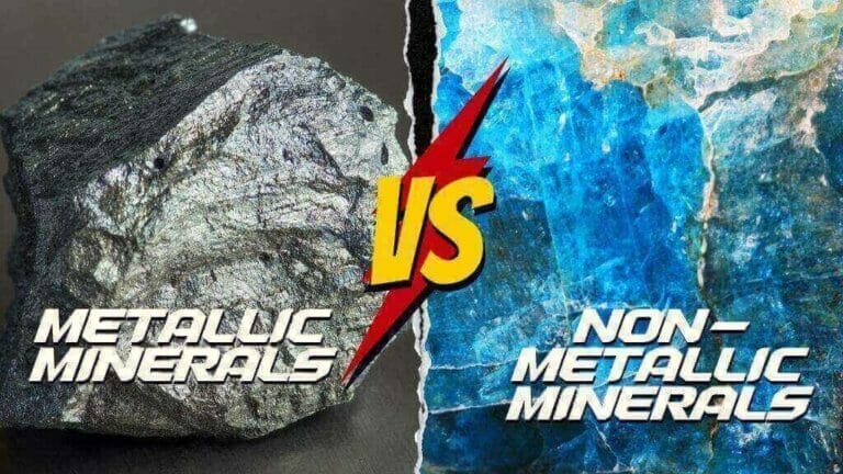 Difference Between Metallic And Non-Metallic Minerals