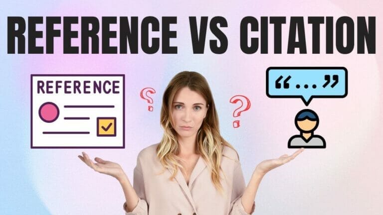 What Is The Difference Between Reference And Citation